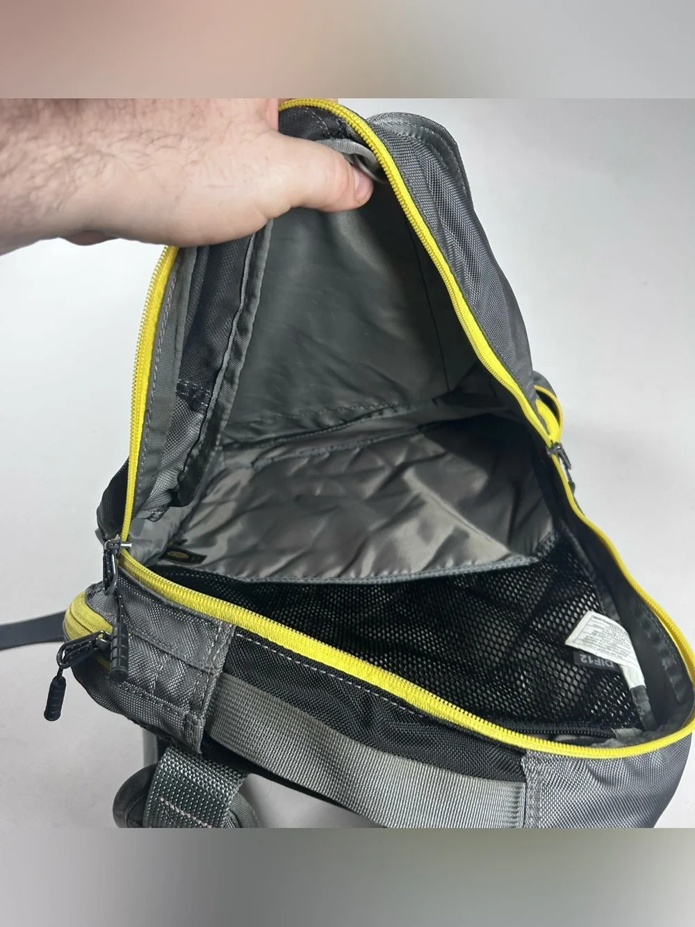 Timbuk2 Q Laptop Backpack Ballistic Nylon Bottle Opener Fake Distressing Style -